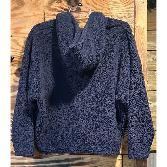 Ellesse Seppy Sherpa Half Zip Pullover Medium Blue - Picture 5 of 5